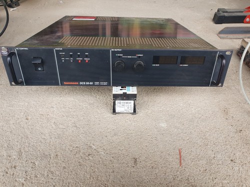 Sorensen dcs55 power supply - sorensen, dcs55-55